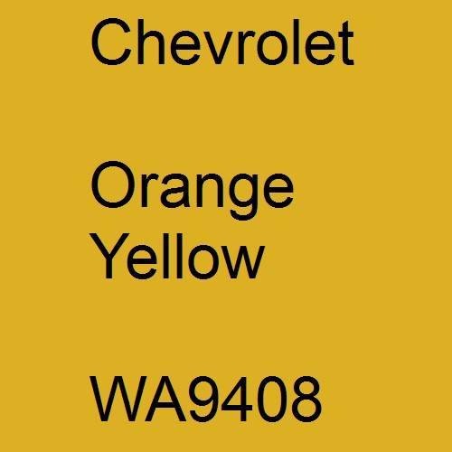 Chevrolet, Orange Yellow, WA9408.